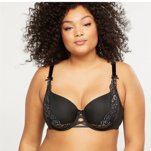 Black Lace Boost Balconette Bra - Picture 6 of 6